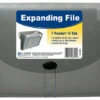 C-Line Expanding File, Letter Size, 7-Pocket, 1-5/8 Inch Expansion, Smoke -Office Product Shop 1370412 A ecommfullsize
