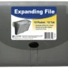 C-Line Expanding File, Letter Size, 13-Pocket, 1-5/8 Inch Expansion, Smoke -Office Product Shop 1370414 ecommfullsize