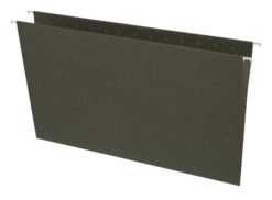 Business Source Recycled Hanging File Folders, Legal, No Tabs, Green, Pack Of 25