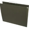 Business Source Recycled Hanging File Folders, Letter, 1/3 Cut Tabs, Green, Pack Of 25 -Office Product Shop 1378198 SPR ecommfullsize