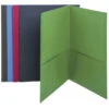 Business Source 2-Pocket Folder, 100 Sheet Capacity, Assorted Colors, Pack Of 25 2 Business Source 2-Pocket Folder, 100 Sheet Capacity, Assorted Colors, Pack Of 25 -Office Product Shop 1378233 SPR ecommfullsize