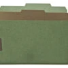 Nature Saver Classification Folders, Letter Size, 2/5 Cut, 1 Divider, Green, Pack Of 10 -Office Product Shop 1382715 SPR ecommfullsize