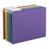 Smead Hanging File Folder, Legal Size, 1/3 Cut Tabs, Assorted Colors, Pack Of 25