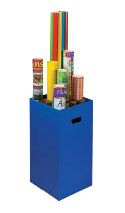 Pacon Poster And Roll Classroom Storage Keeper, 12-1/4 X 12-1/4 X 24 Inches