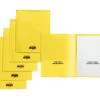 School Smart Take Home Heavy-Duty Folder, Yellow, Pack Of 24 -Office Product Shop 1540636 ecommfullsize