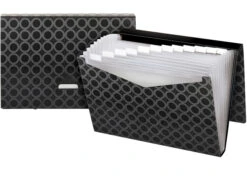 Pendaflex Poly Expanding File, Letter Size, 13 Pocket, Black