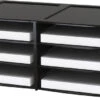 Storex 6 Slot Quick Stack Literature Organizer, Black 1 Storex 6 Slot Quick Stack Literature Organizer, Black -Office Product Shop 1574189 ecommfullsize