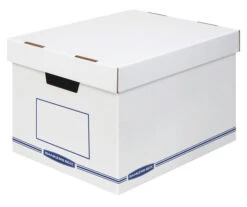 Fellowes Bankers Box Storage Box, X-Large, 12 X 15 X 10 In, Pack Of 12