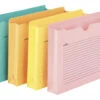 Smead Pre-Printed Notes File Jacket, Letter Size, 2 Inch Expansion, Assorted Colors, Pack Of 12