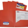 C-Line Poly 2-Pocket Portfolio Folder, Letter Size, Orange, Pack Of 25 -Office Product Shop 1597269 A ecommfullsize