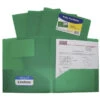 C-Line Poly 2-Pocket Portfolio Folder, Letter Size, Green, Pack Of 25 -Office Product Shop 1597270 A ecommfullsize