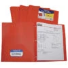C-Line 2-Pocket Poly Portfolio With Prongs, Orange, Pack Of 25 -Office Product Shop 1597278 A ecommfullsize
