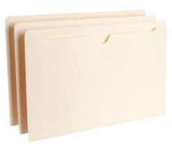 Business Source File Jacket, Legal Size, Straight Cut, Manila, Flat, Pack Of 100