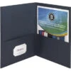 Business Source 2-Pocket Folder, 100 Sheet Capacity, Dark Blue, Pack Of 25 2 Business Source 2-Pocket Folder, 100 Sheet Capacity, Dark Blue, Pack Of 25 -Office Product Shop 1600214 SPR ecommfullsize