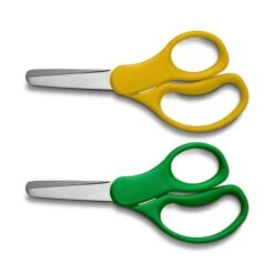 Staples Teacher Pack 5" Kids Blunt Tip Stainless Steel Scissors, Straight Handle, Right And Left Handed, 12/Pack (TR55058) -Office Product Shop 1F240DE3 D9C0 48A0 9971F19DF13B1A6B sc7