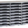 Storex Stackable Literature Sorter, 24 Compartments, 31-3/8 X 14-1/8 X 20-1/2 Inches, Gray