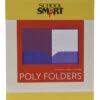 School Smart 2-Pocket Poly Folders, Blue, Pack Of 25 -Office Product Shop 2019621 ecommfullsize