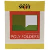 School Smart Two-Pocket Poly Folder With Three-Hole Punch, Green, Pack Of 25 1 School Smart Two-Pocket Poly Folder With Three-Hole Punch, Green, Pack Of 25 -Office Product Shop 2019624 ecommfullsize