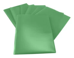 School Smart 2-Pocket Poly Folders With Fasteners, Green, Pack Of 25 -Office Product Shop 2019625 C ecommfullsize