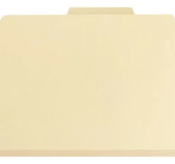 Smead Classification Folder, Letter Size, 1 Divider, Manila, Pack Of 10 -Office Product Shop 2021477 B ecommfullsize