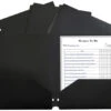 C-Line Heavyweight Two-Pocket Poly Folder, Black, Pack Of 25 -Office Product Shop 2025410 SPR ecommfullsize