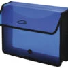 Lion Expand-N-File Poly Expanding Wallet, Letter Size, 3 Inch Expansion, Blue