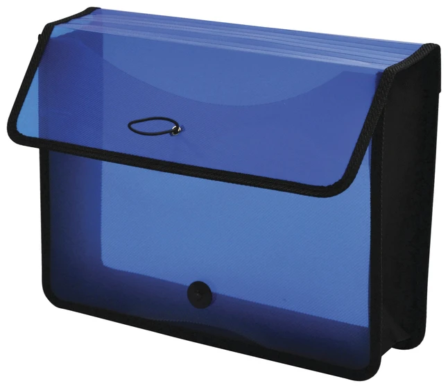 Lion Expand-N-File Poly Expanding Wallet, Letter Size, 3 Inch Expansion, Blue 3 Lion Expand-N-File Poly Expanding Wallet, Letter Size, 3 Inch Expansion, Blue