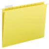 Business Source Hanging File Folders, 1/5 Cut Tabs, Letter Size, Yellow, Pack Of 25 -Office Product Shop 2049451 SPR ecommfullsize