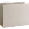Smead TUFF Hanging File Folder, Letter Size, 4 Inch Expansion, Steel Gray, Pack Of 18
