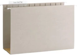 Smead TUFF Hanging File Folder, Legal Size, 4 Inch Expansion, Steel Gray, Pack Of 18
