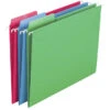 Smead FasTab Erasable Hanging File Folder, Letter Size, 1/3 Cut Tabs, Assorted Colors, Pack Of 18 1 Smead FasTab Erasable Hanging File Folder, Letter Size, 1/3 Cut Tabs, Assorted Colors, Pack Of 18 -Office Product Shop 2049726 A ecommfullsize