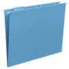 Smead Hanging File Folder, Letter Size, 1/5 Cut Tabs, Blue, Pack Of 25 -Office Product Shop 2049779 A ecommfullsize