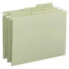 Smead FasTab Erasable Hanging File Folder, Letter Size, 1/3 Cut Tabs, Moss Green, Pack Of 20 -Office Product Shop 2049807 A ecommfullsize