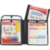 C-Line Homework Connector Folder, 9 X 12 Inches, Black/Clear -Office Product Shop 2100370 A ecommfullsize