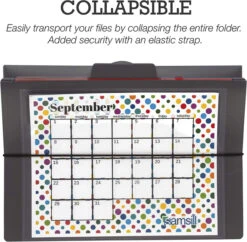 Samsill 6 Pocket Hanging File Organizer -Office Product Shop 2100457 C ecommfullsize