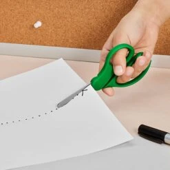 Staples Teacher Pack 5" Kids Blunt Tip Stainless Steel Scissors, Straight Handle, Right And Left Handed, 12/Pack (TR55058) -Office Product Shop 2109F293 D768 4C32 82EA5AAB39E4F678 sc7