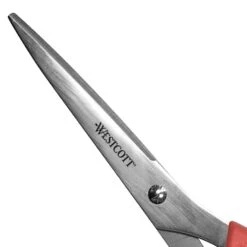 Westcott All Purpose Value 8" Stainless Steel Standard Scissors, Pointed Tip, Red (40618) -Office Product Shop 239F5F7A 38B6 43FB 917A5A33641D74B4 sc7