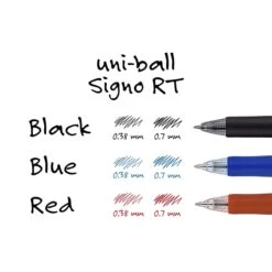 Uni-ball Uniball Signo RT Gel Pens, Medium Point, 0.7mm, Black Ink, Dozen (65940) -Office Product Shop 3C0066A1 92ED 4897 8D0FA1DF86E8F5CB sc7