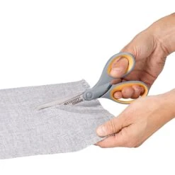 Westcott Titanium Bonded 8" Titanium Multi-Purpose/Heavy Duty Scissor, Pointed Tip, Gray/Yellow, 3/Pack (17532) -Office Product Shop 3DCC8521 84CD 45EB A5425697BBF703B3 sc7