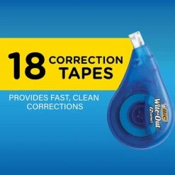 BIC Wite-Out EZ Correct Correction Tape, White, 18/Pack (WOTAP18-WHI) -Office Product Shop 3E08DB9C ACD0 4ECF BA73834C3AA836F9 sc7