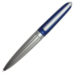 Diplomat Aero Silver Blue Ballpoint Pen, Schmidt Easy Flow 9000 Ink
