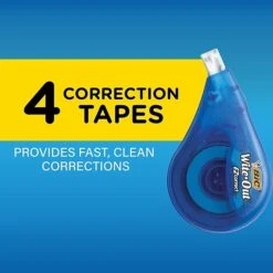 BIC Wite-Out Correction Tape, White, 4/Pack (50589) -Office Product Shop 5937ACFD 6615 4102 A3211F6C7E797FB8 sc7