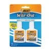 BIC Wite-Out Quick Dry Correction Fluid, 20 Ml., White, 2/Pack (WOFQDP24-A-WHI) -Office Product Shop 59DC5099 8587 4F63 B30DD313C51BCA98 sc7
