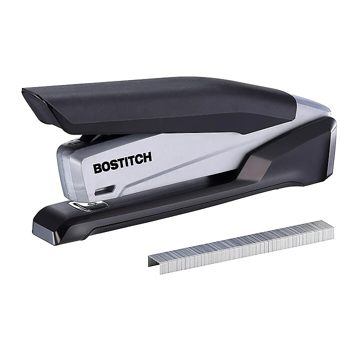 Bostitch InPower Spring-Powered Desktop Stapler, 20-Sheet, Full-Strip Capacity, Black/Gray (1100) 3 Bostitch InPower Spring-Powered Desktop Stapler, 20-Sheet, Full-Strip Capacity, Black/Gray (1100)