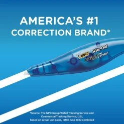 BIC Wite-Out Exact Liner Correction Tape, White, 4/Pack (WOELP418) -Office Product Shop 6B223722 BF9E 4B2E BED81D2890F5DC3C sc7