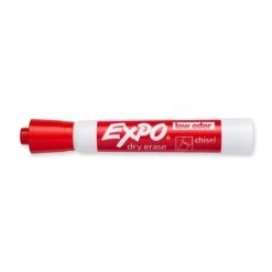 Expo Dry Erase Markers, Chisel Tip, Red, 12/Pack (80002) -Office Product Shop 6E4861C8 7E9A 4E8F 9968DE672544E5AA sc7