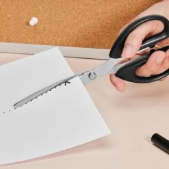 Staples 8" Pointed Tip Stainless Steel Scissors, Straight Handle, Right & Left Handed, 2/Pack (TR55043) -Office Product Shop 795244DA 85AE 48F1 80FE985A703D73B0 sc7