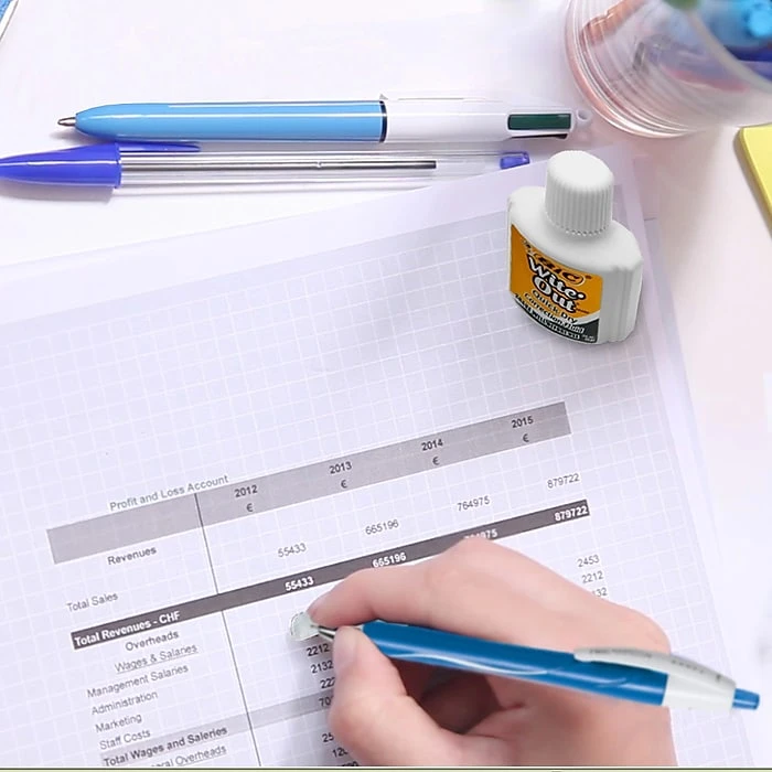 BIC Wite-Out Quick Dry Correction Fluid, 20ml., White, 12/Pack (WOFQD12-WHT) 7 BIC Wite-Out Quick Dry Correction Fluid, 20ml., White, 12/Pack (WOFQD12-WHT) - Image 5