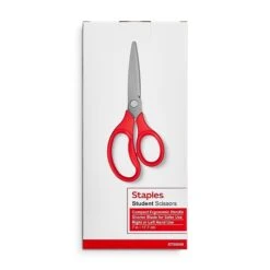 Staples 7" Kids Pointed Tip Stainless Steel Scissors, Straight Handle, Right & Left Handed (TR55049) -Office Product Shop 86E9A421 1F68 4BEF A553DFAA87321CE3 sc7