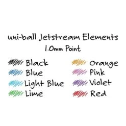 Uni-ball JETSTREAM ELEMENTS Retractable Ballpoint Pens, Medium Point, Assorted Inks, 12/Pack (70171) 18 Uni-ball JETSTREAM ELEMENTS Retractable Ballpoint Pens, Medium Point, Assorted Inks, 12/Pack (70171) -Office Product Shop 92FF3557 77FD 48AD 80010D608F83388A sc7